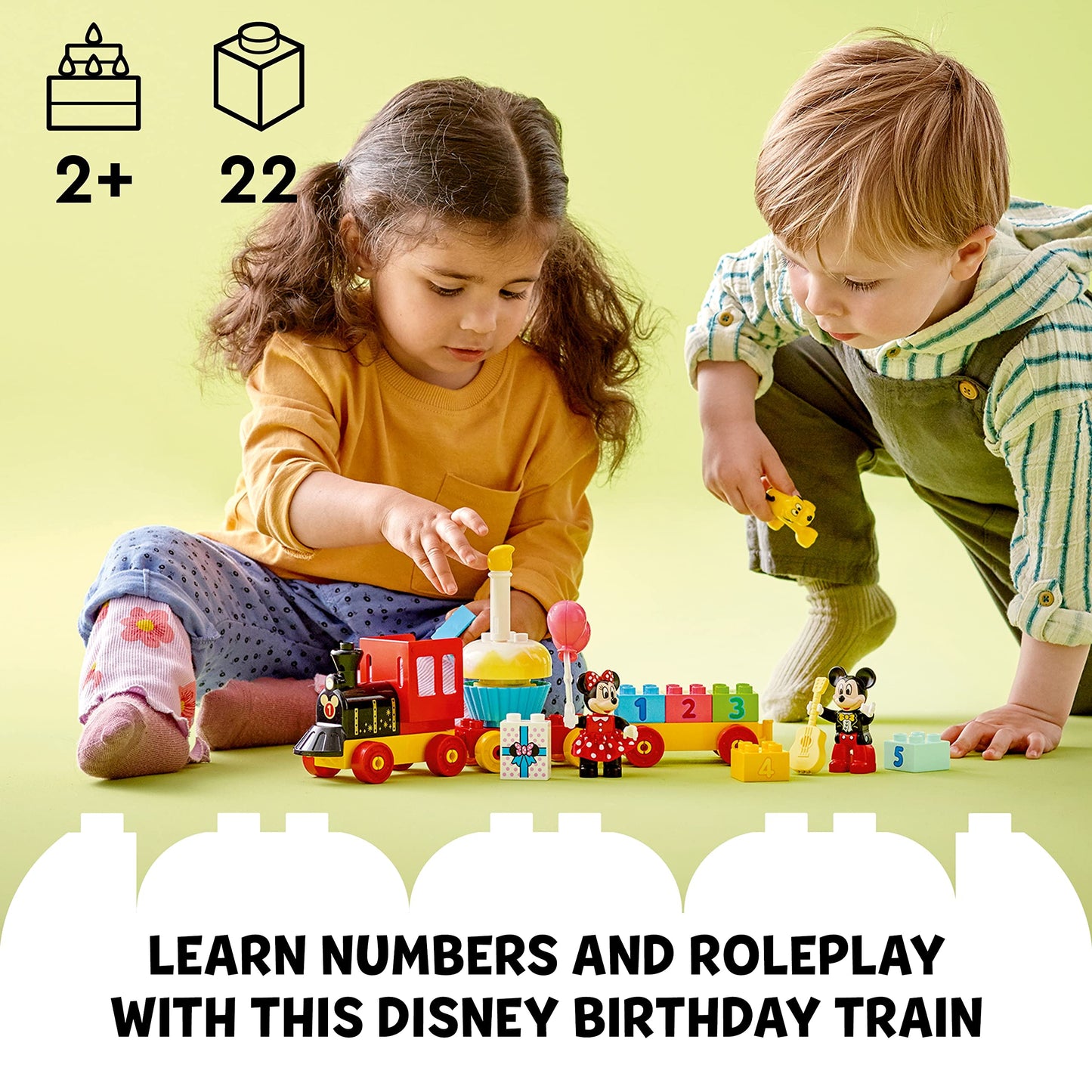 LEGO DUPLO ǀ Disney Mickey & Minnie Birthday Train 10941 Building Toy Amazon