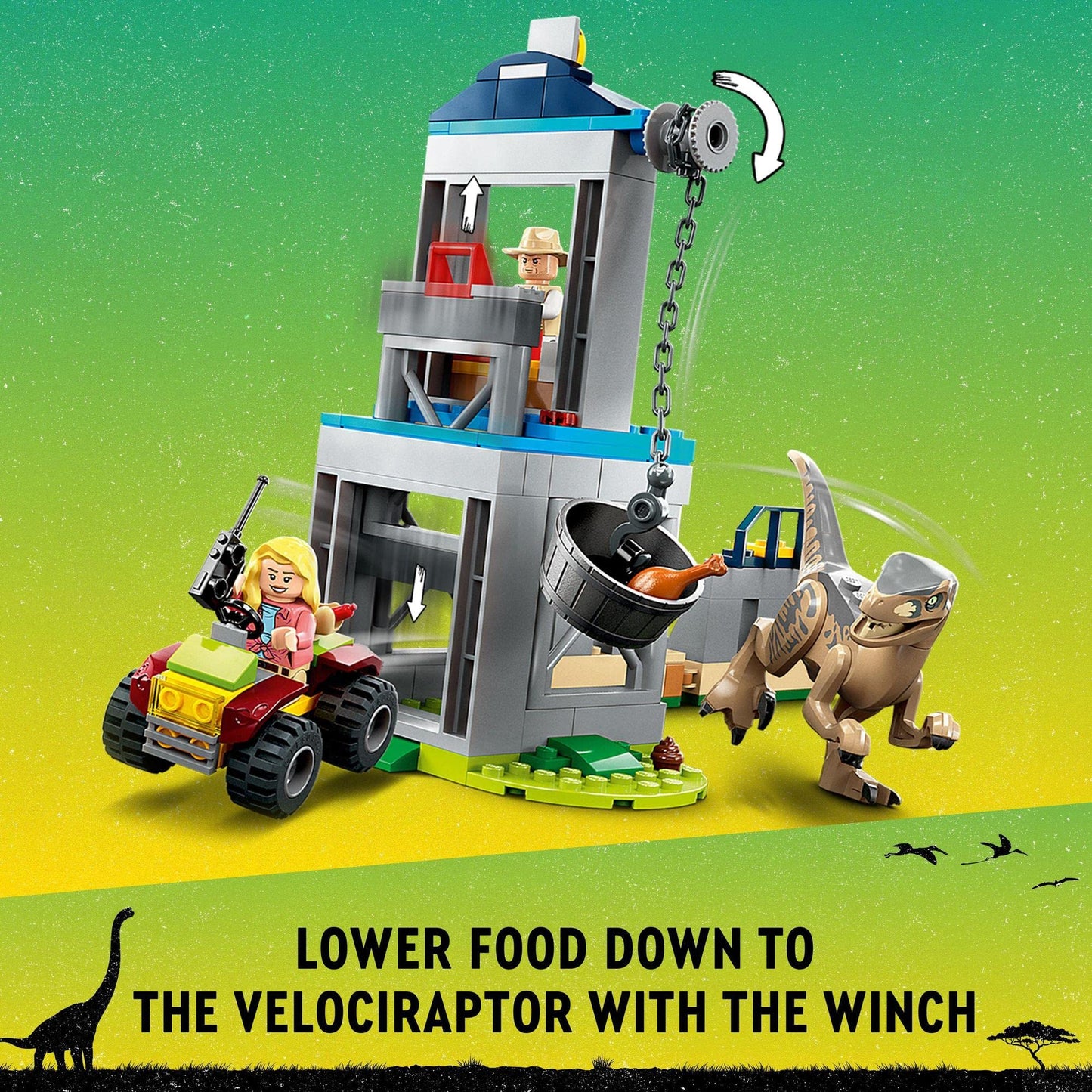 LEGO Jurassic Park Velociraptor Escape 76957 Amazon