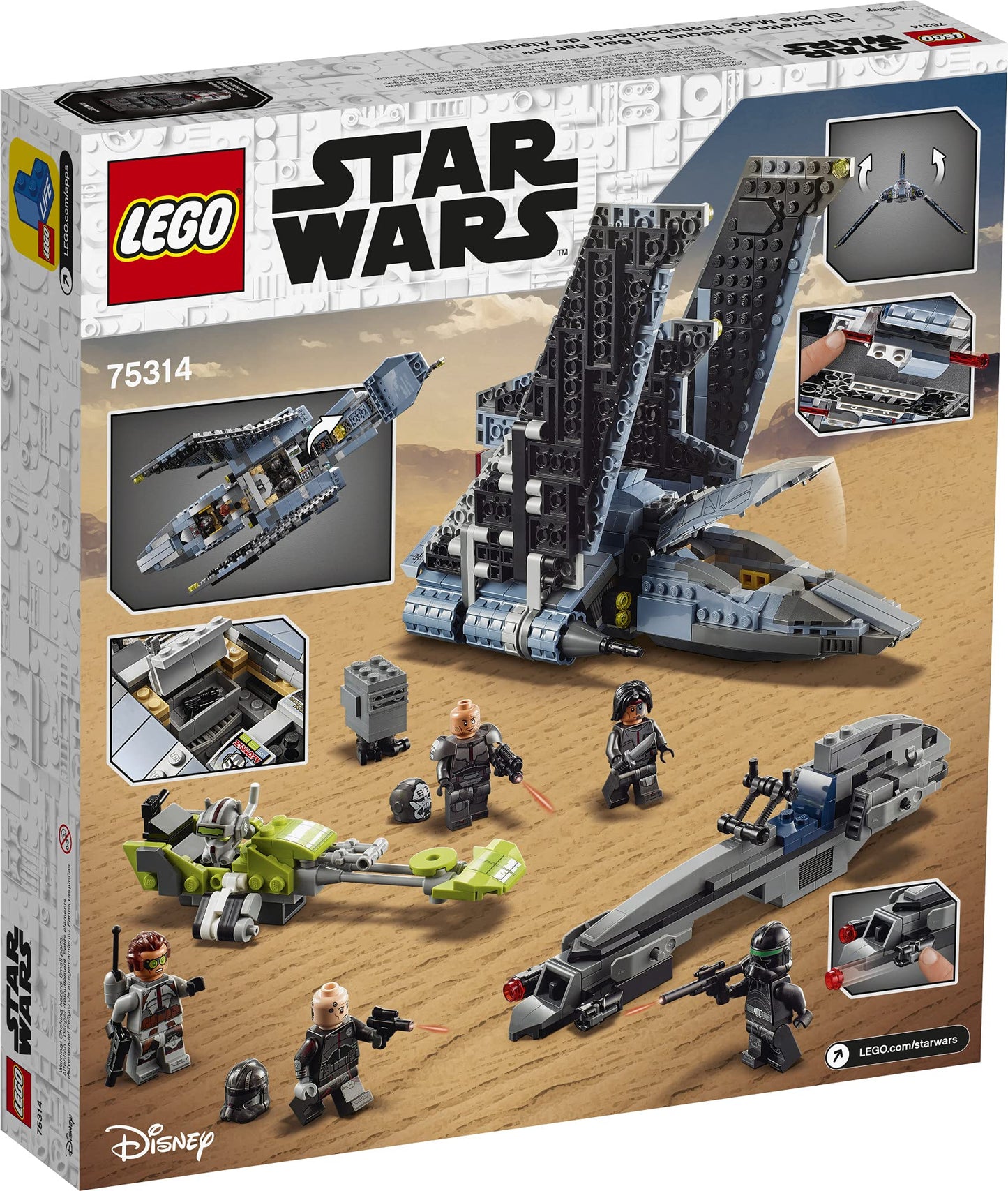 LEGO Star Wars The Bad Batch Attack Shuttle 75314