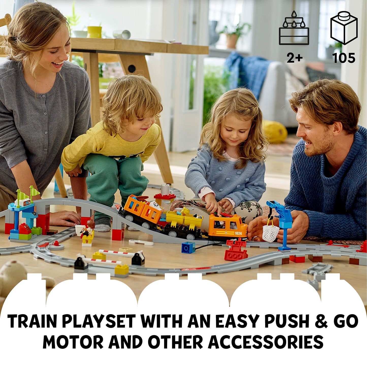 LEGO DUPLO Cargo Train 10875 Amazon