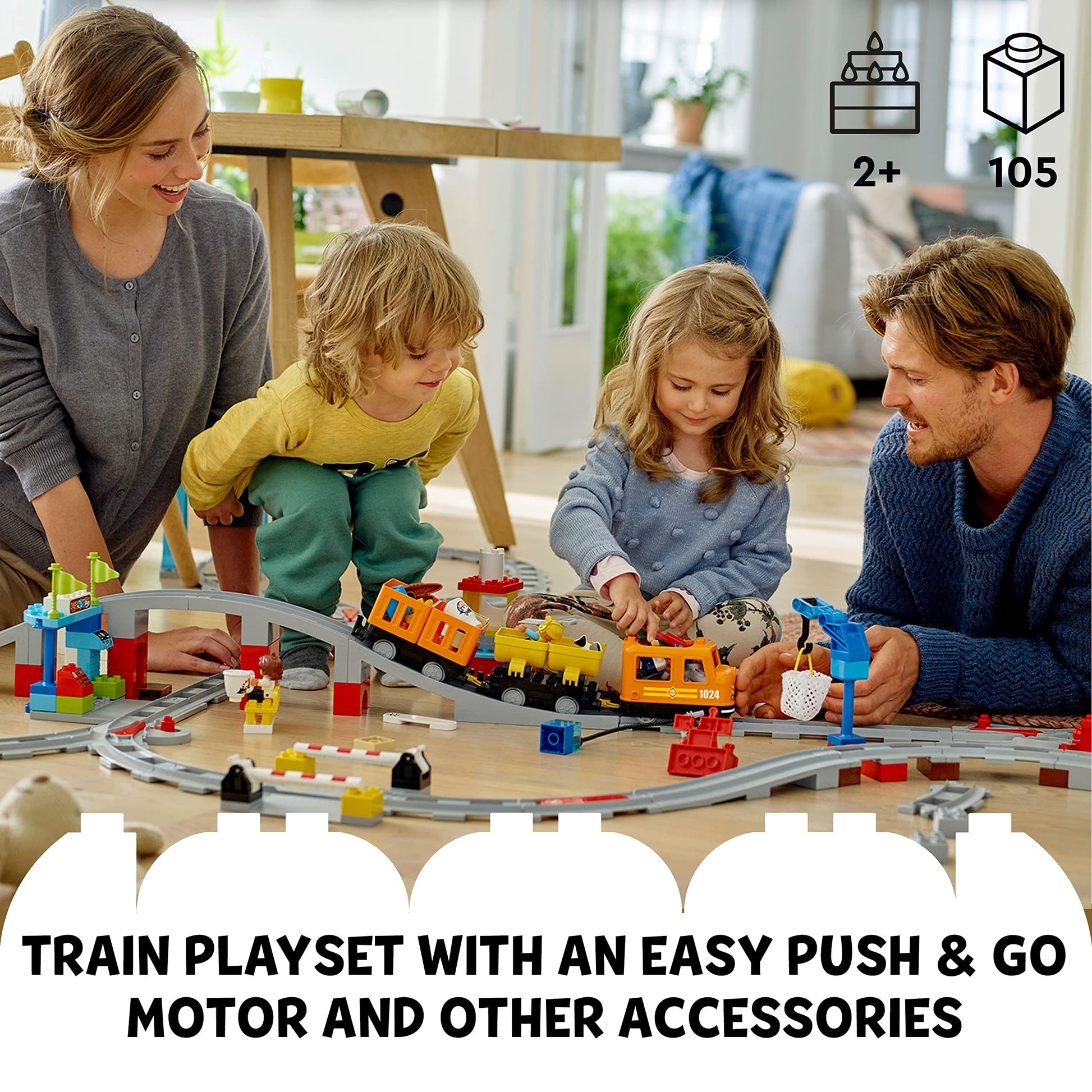 LEGO DUPLO Cargo Train 10875 Amazon