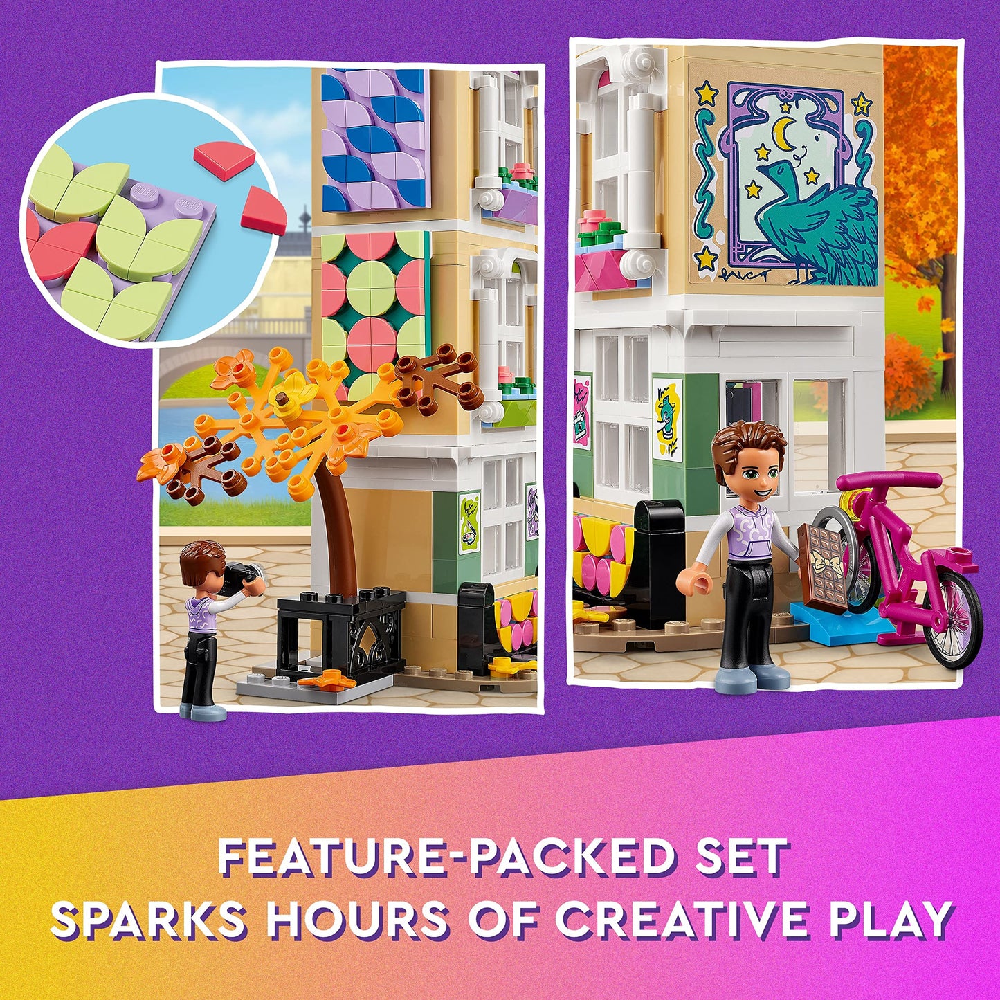 LEGO Friends Emma’s Art School 41711 Amazon