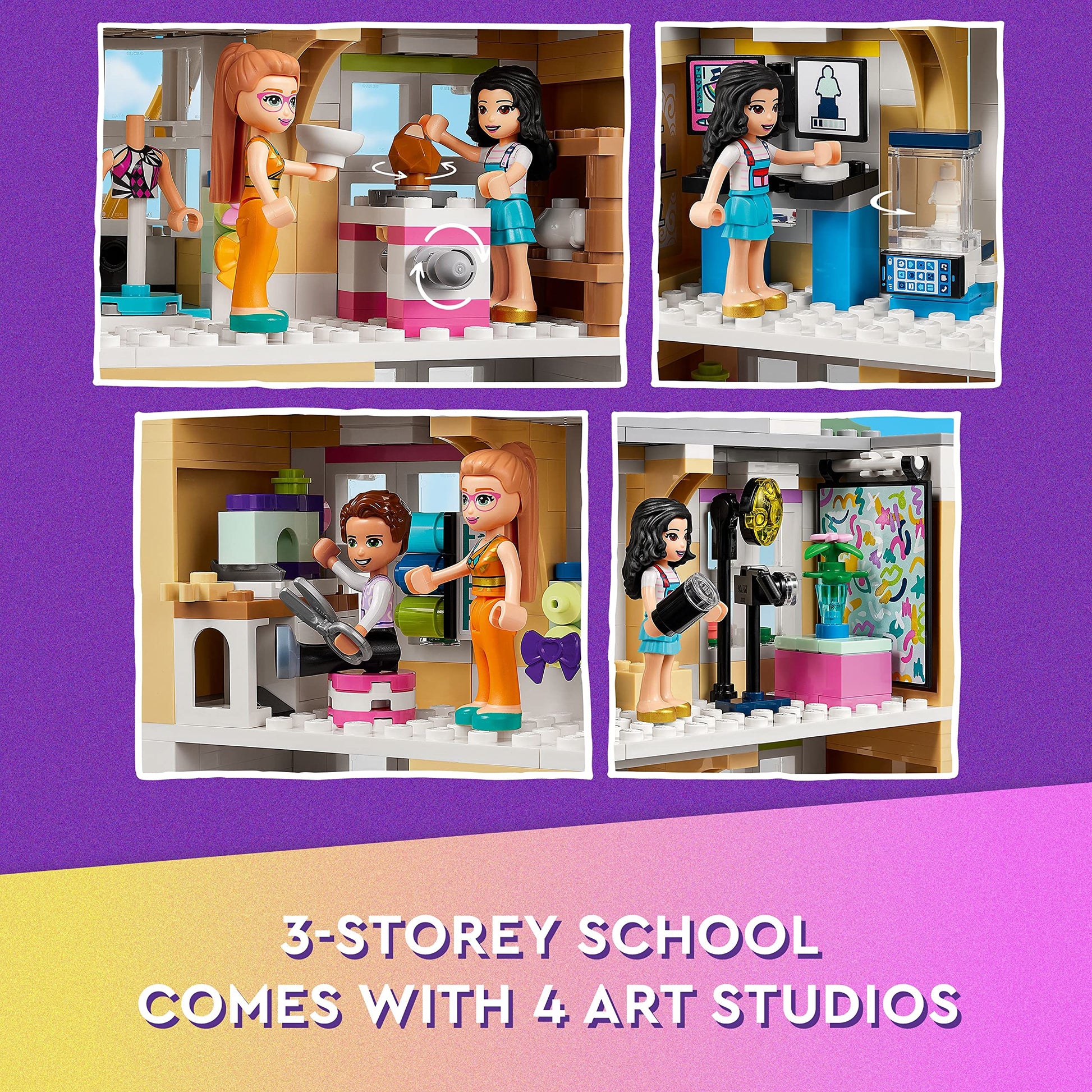 LEGO Friends Emma’s Art School 41711 Amazon