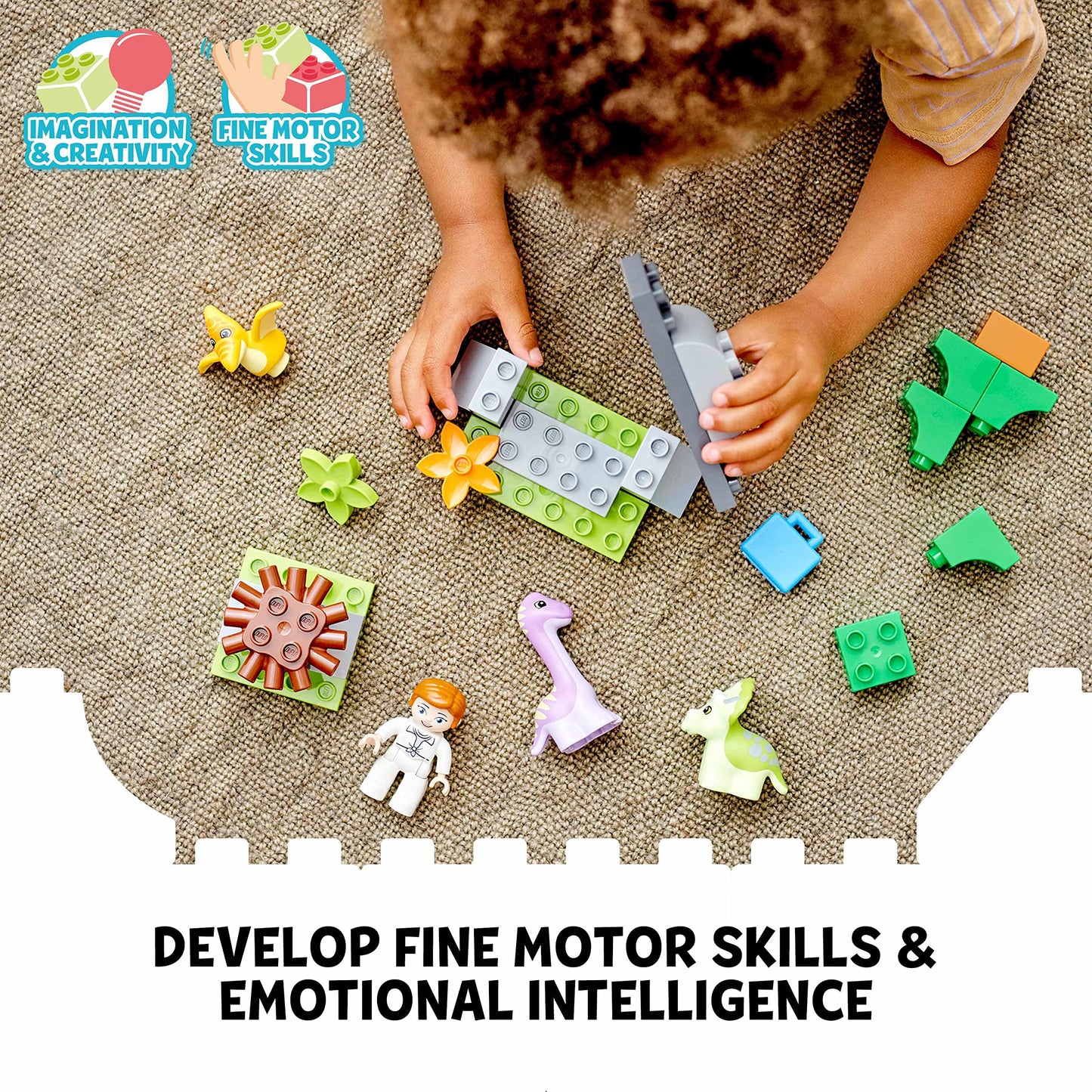 LEGO DUPLO® Jurassic World Dinosaur Nursery Building Toy Amazon