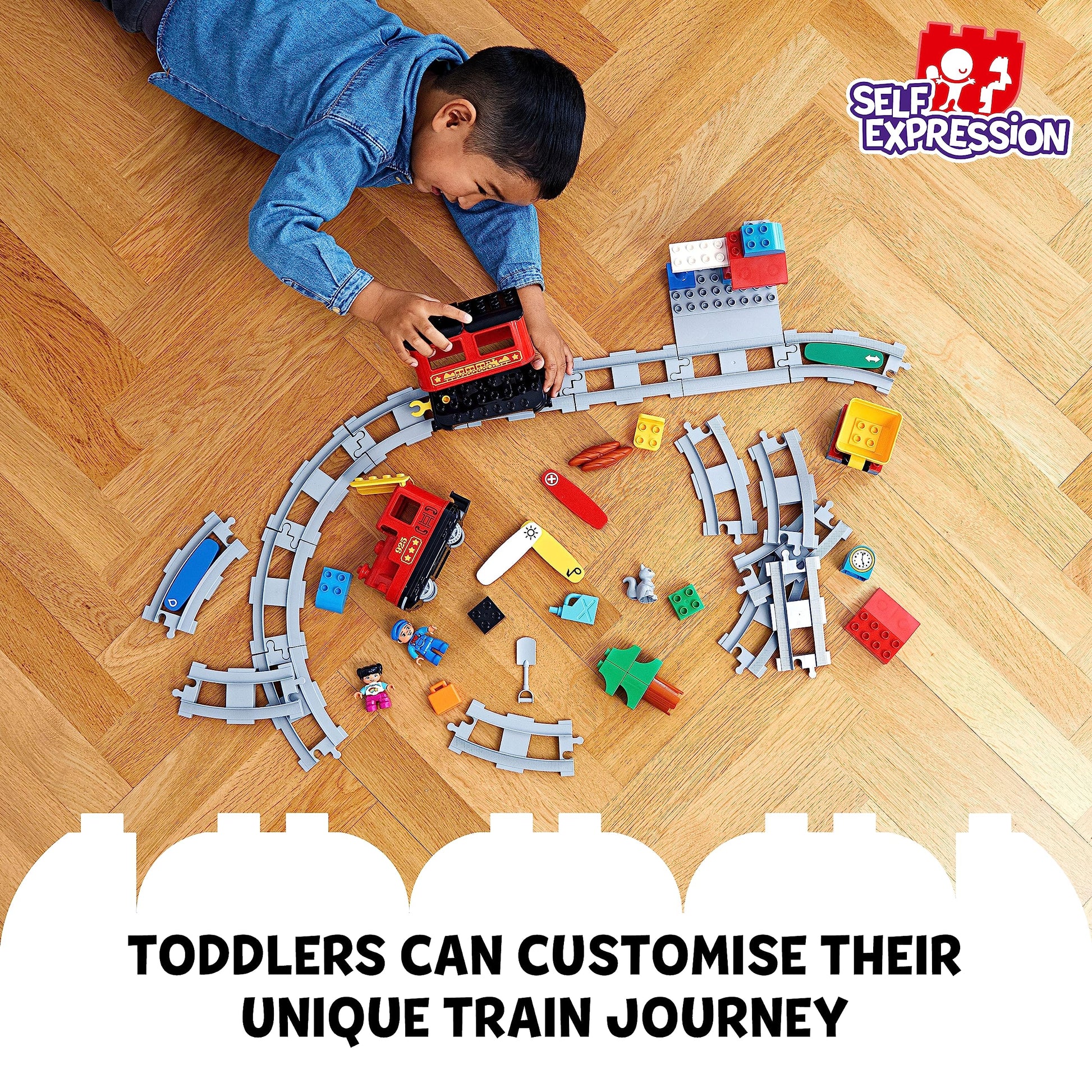 LEGO® DUPLO® Town Steam Train 10874 Building Block Amazon