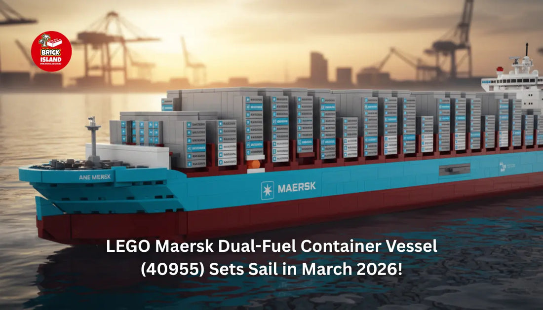 LEGO Maersk Dual-Fuel Container Vessel (40955) Sets Sail in March 2026