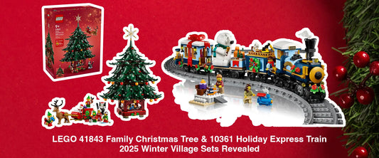 LEGO 10361 and 41843 Winter Set