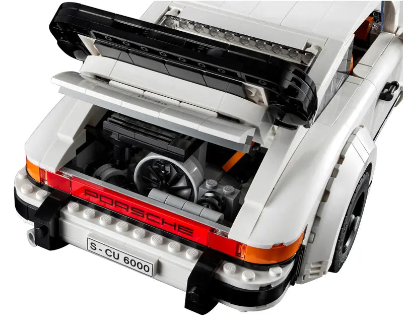 LEGO ICONS 10295 Porsche 911 Features a classic rear-mounted, air-cooled flat-six engine
