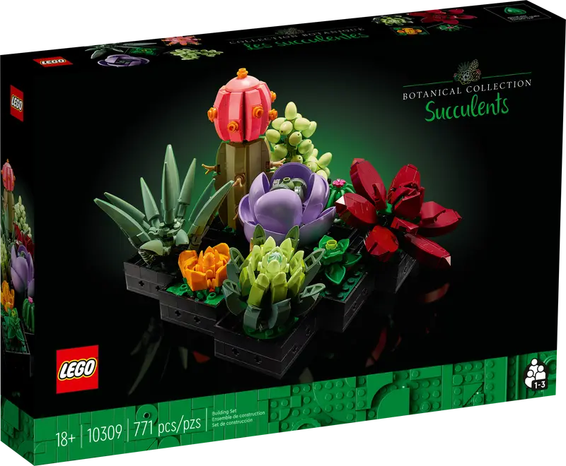 LEGO® Succulents 10309 packaging