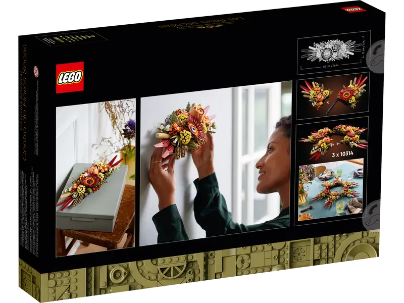 LEGO® Botanicals Dried Flower Centrepiece 10314 Box