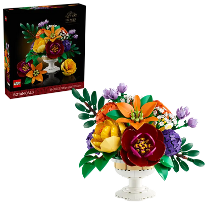 LEGO® Botanicals Flower Arrangement 10345 with packaging