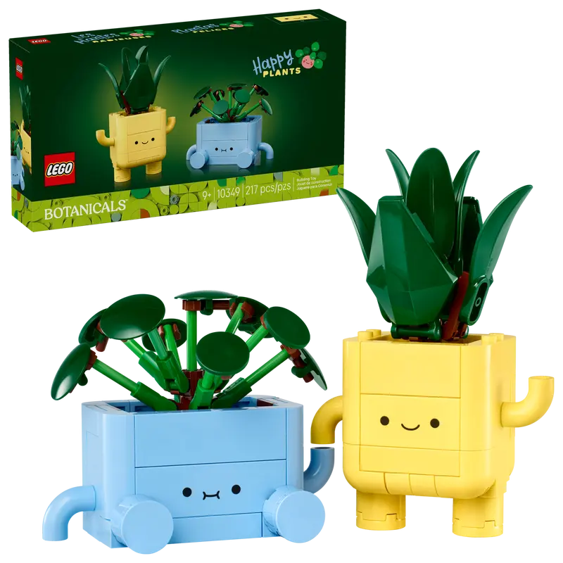 LEGO® Botanicals Happy Plants 10349 with packaging