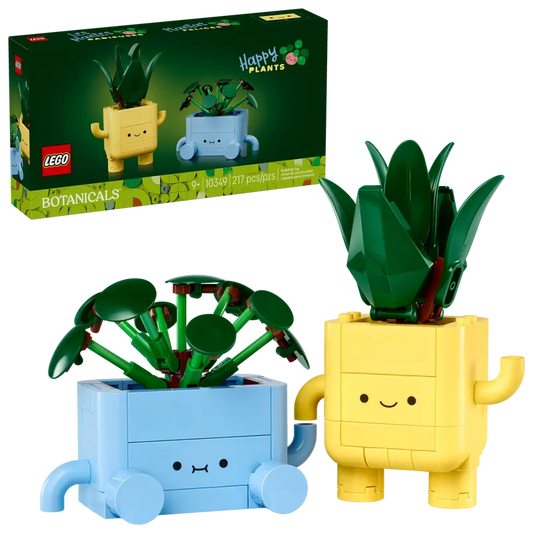 LEGO® Botanicals Happy Plants 10349 with packaging
