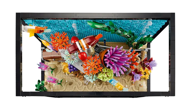 LEGO® Icons Tropical Aquarium 10366 from the top