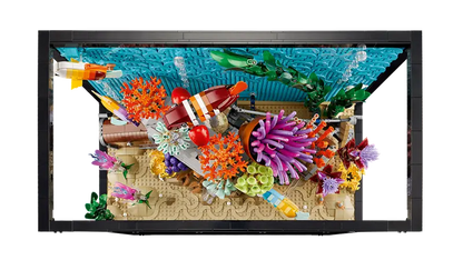 LEGO® Icons Tropical Aquarium 10366 from the top