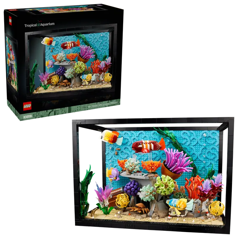 LEGO® Icons Tropical Aquarium 10366 with packaging