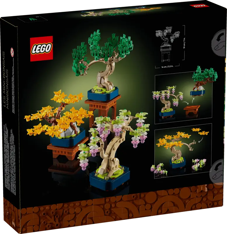 LEGO® Botanicals Mini Bonsai Trees 10373 Box