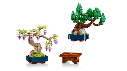 LEGO® Botanicals Mini Bonsai Trees 10373 Includes 2 ornamental stands for a bespoke home decor display