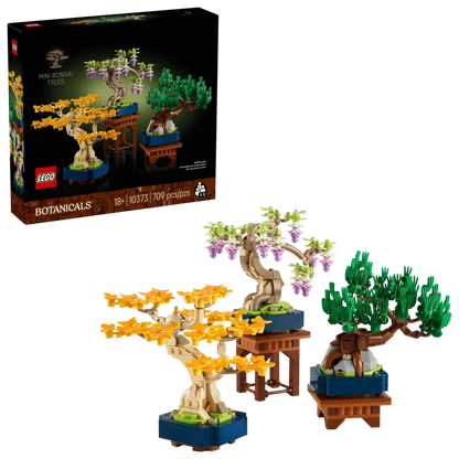 LEGO® Botanicals Mini Bonsai Trees 10373 with packaging