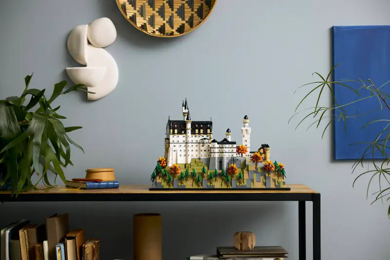 LEGO® Architecture Neuschwanstein Castle 21063 displayed on shelf