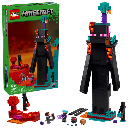 LEGO Minecraft Enderman Tower 21279 with packaging