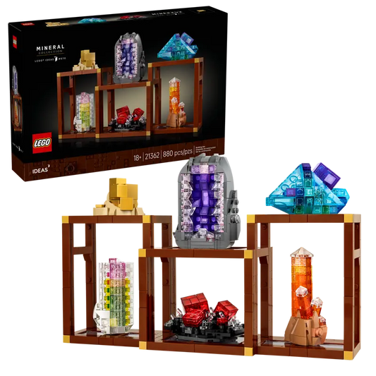 LEGO Ideas 21362 Mineral Collection set with packaging 