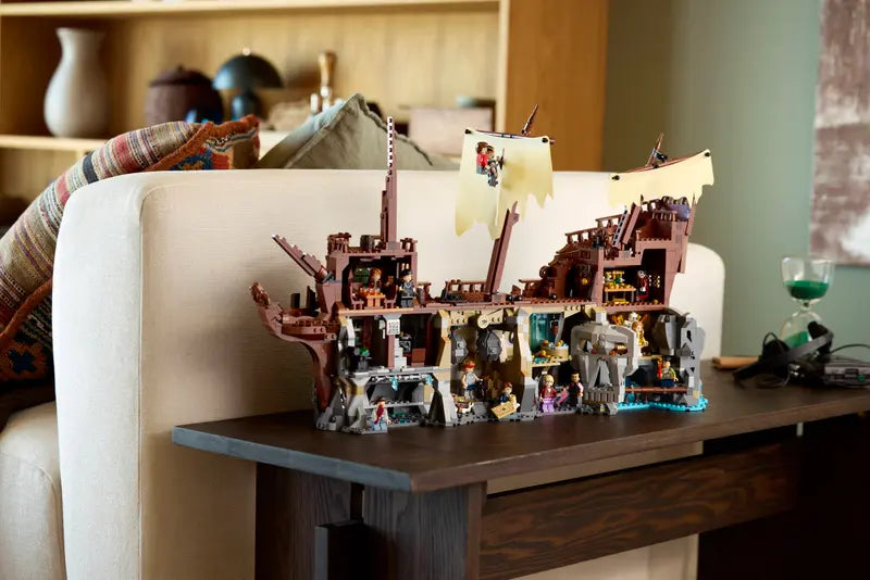 LEGO® IDEAS The Goonies 21363 displayed on a table