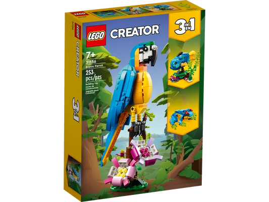 LEGO Creator 3in1 Exotic Parrot 31136