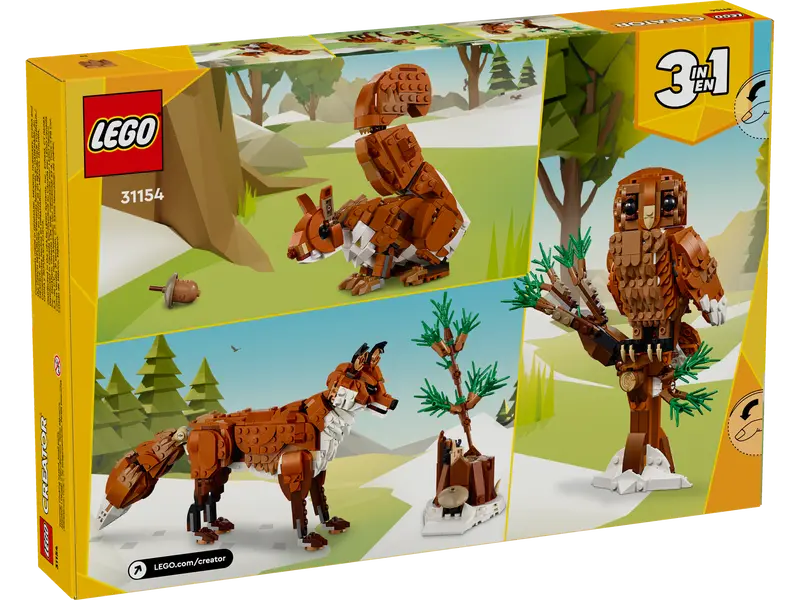 LEGO Creator 3in1 Forest Animals: Red Fox 31154 Box