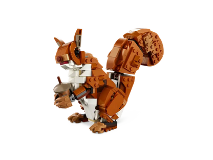 LEGO Creator 3in1 Forest Animals: Red Fox 31154 rebuilds into squirrel 
