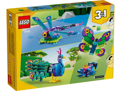 LEGO Creator 3in1 Exotic Peacock 31157 Box