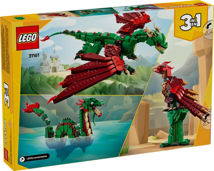 LEGO Creator 3in1 Medieval Dragon 31161 Box