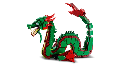 LEGO Creator 3in1 Medieval Dragon 31161 can be rebuild to a sea serpent