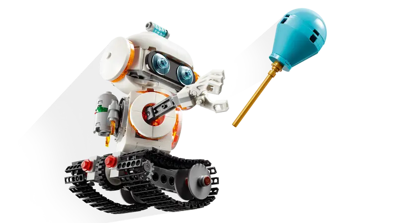 LEGO® Creator 3in1 Space Robot 31164 includes a jetpack and a spinnable body and head