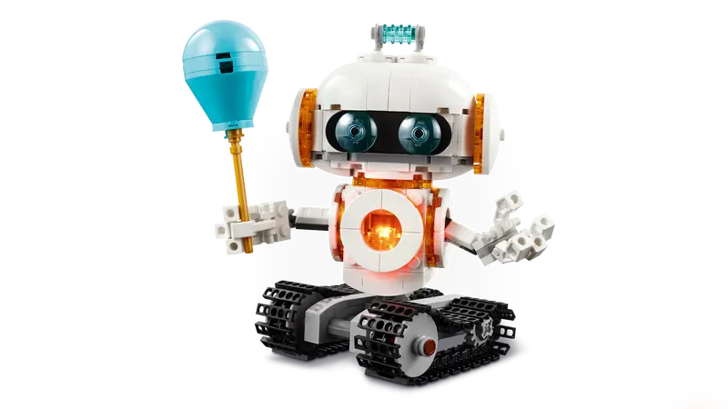 LEGO® Creator 3in1 Space Robot 31164 includes a jetpack and a spinnable body and head