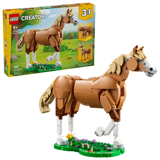 LEGO® Creator 3in1 Beautiful Horse 31166 with packaging