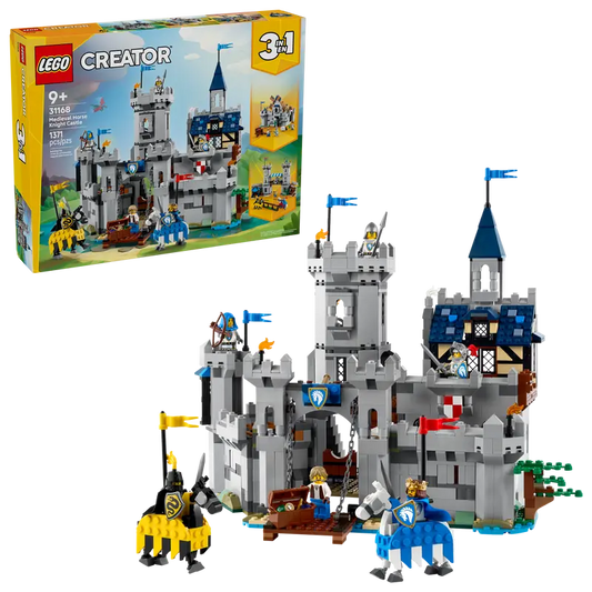 LEGO® Creator 3in1 Medieval Horse Knight Castle 31168 with packaging