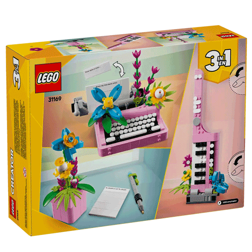 LEGO Creator 3in1 Typewriter with Flowers 31169