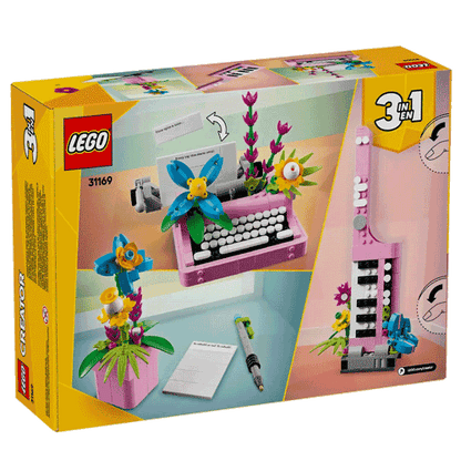 LEGO Creator 3in1 Typewriter with Flowers 31169