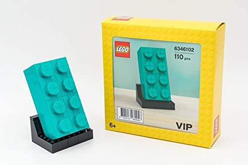 LEGO Teal Brick VIP 2020 2x4 Building Block Turquoise 6346102