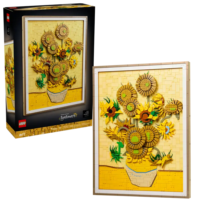 LEGO® Art Vincent van Gogh – Sunflowers 31215 Brick Island