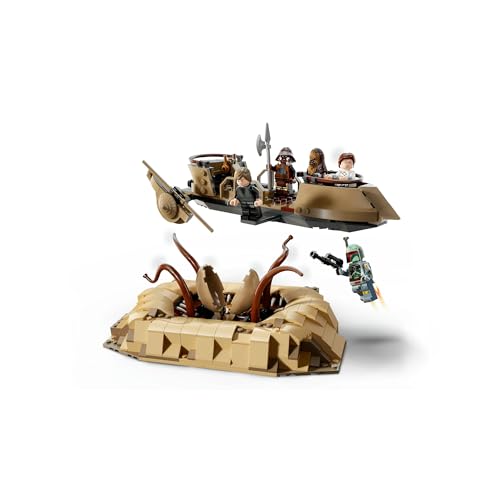 LEGO® Star Wars: Return of The Jedi Desert Skiff & Sarlacc Pit 75396 Collectible Building Set, Buildable Toy Vehicle Playset for Kids, Fun Toy for Boys, Girls and Any Fans