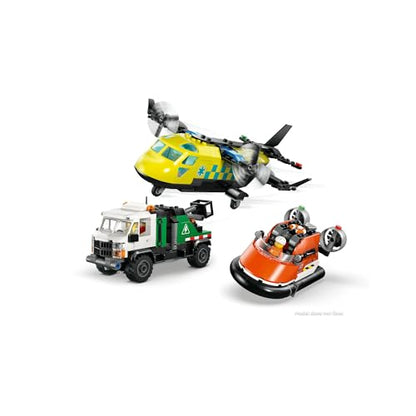 LEGO® City Airplane, Service Truck & Hovercraft Remix 60505