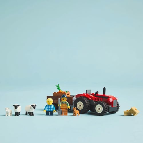LEGO City Red Farm Tractor with Trailer & Sheep 60461