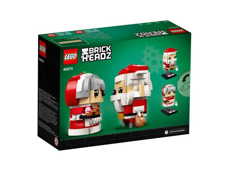 LEGO  BrickHeadz™ 40274 Mr. & Mrs. Claus Packaging