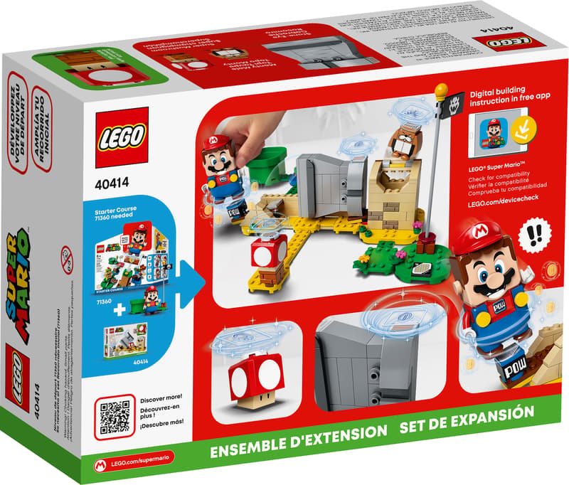 LEGO® Super Mario™ Monty Mole & Super Mushroom Expansion Set 40414