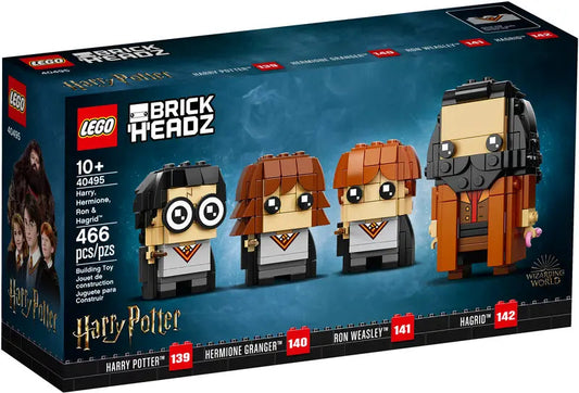 LEGO Harry Potter BrickHeadz Harry, Hermione, Ron & Hagrid 40495 Brick Island