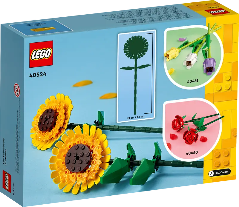 LEGO Iconic Sunflowers 40524 Box
