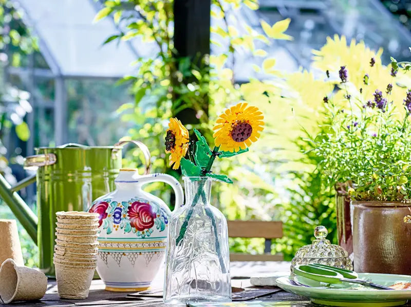 LEGO® Sunflowers 40524 in clear vase