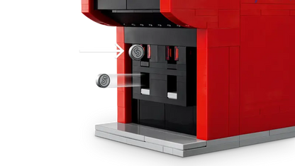 LEGO 40805 Arcade Machine includes a coin slot and two coins